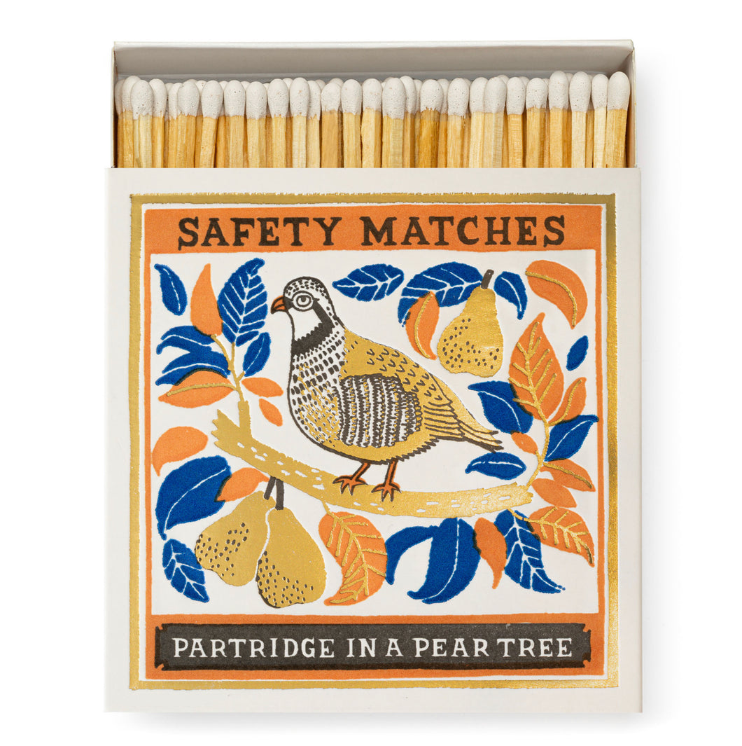 Partridge in a Pear Tree Match Box
