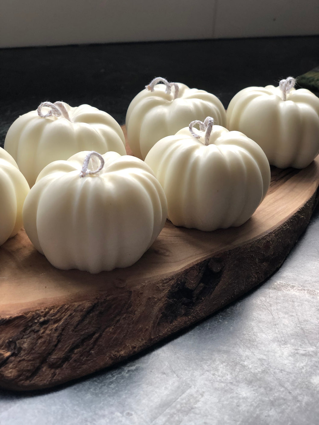 Unscented Soy Wax Pumpkin Candle